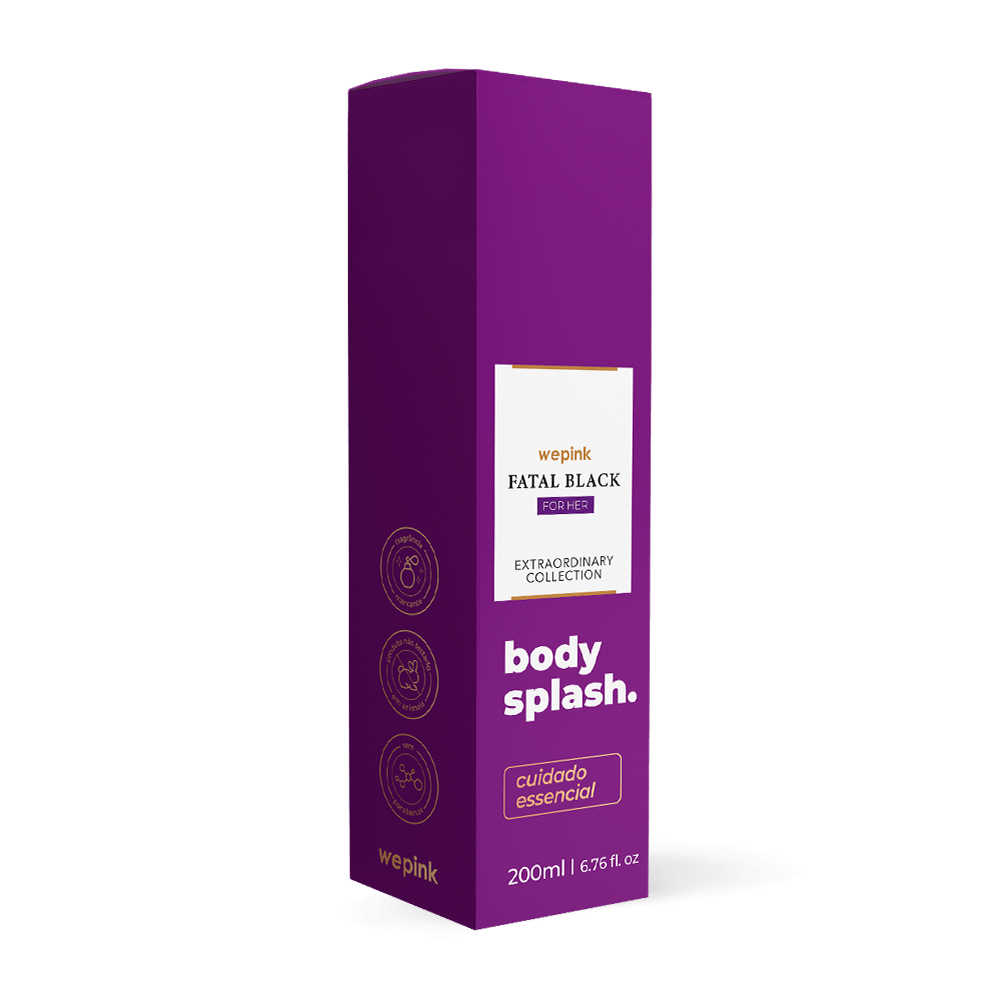 Body Splash Fatal Black For Her 200ml - Wepink